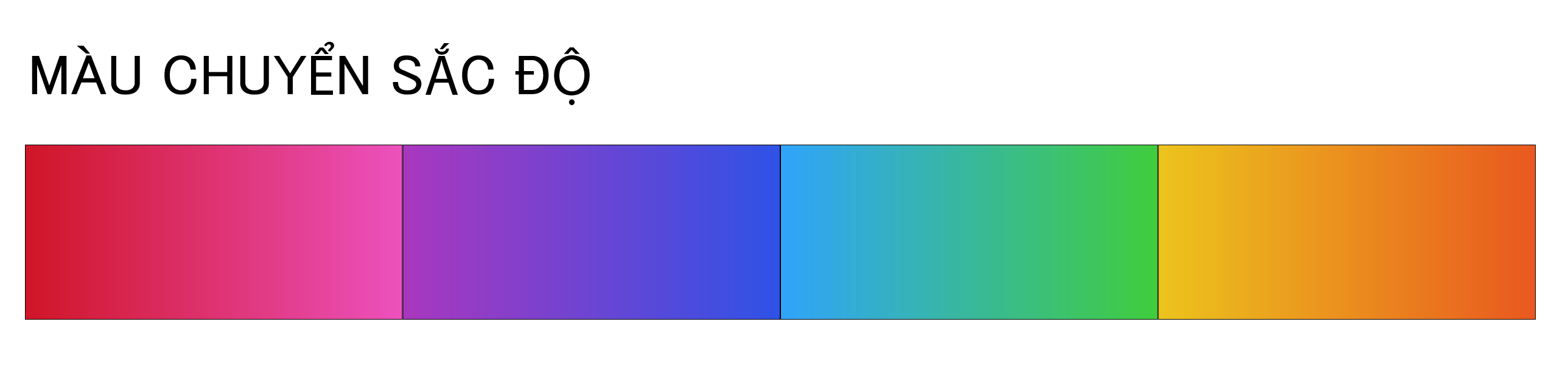 Các màu chuyển sắc thể hiện trong logo CGDP.vn